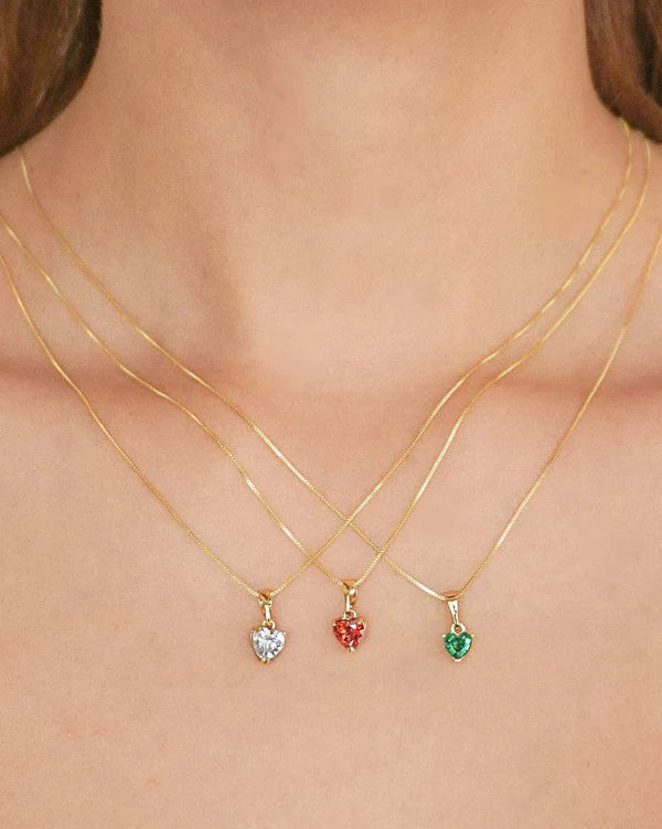 SET CADENA VENECIANA 45 CM + DIJE CORAZÓN