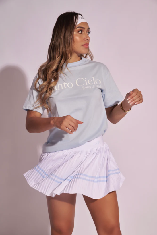 Tshirt santo cielo baby blue